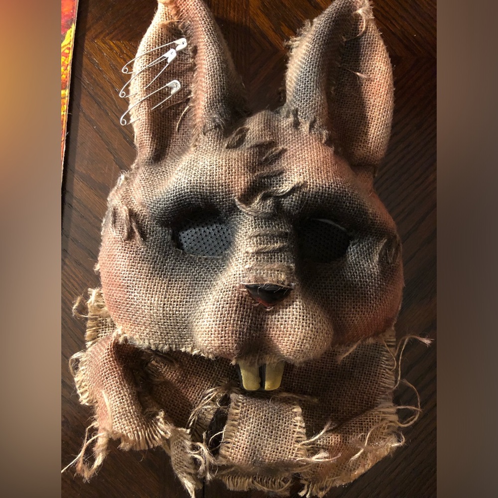 Burlap Rabbit scary Mask. - Picture 13 of 13